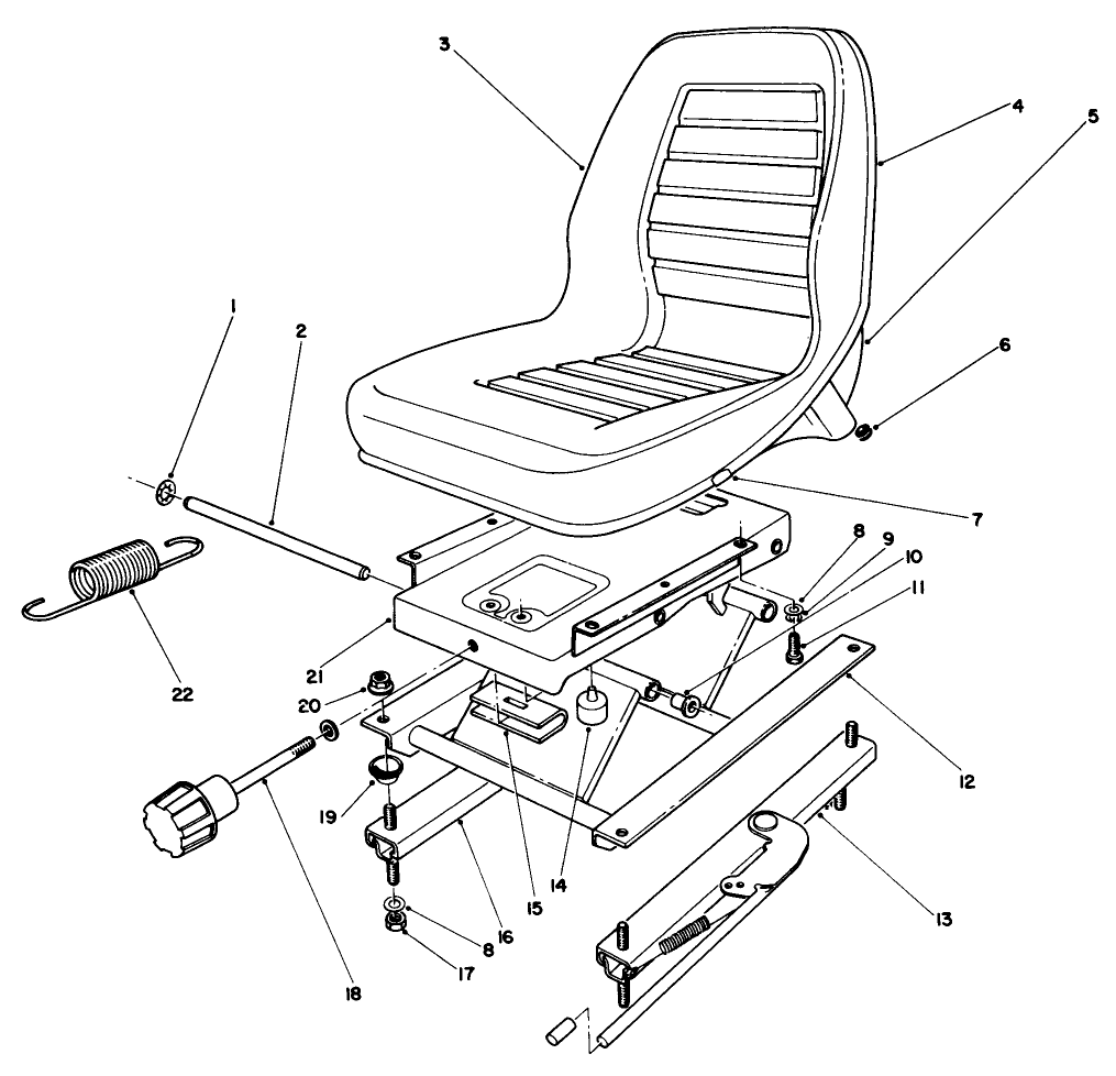Deluxe Seat Kit Model No. 30772