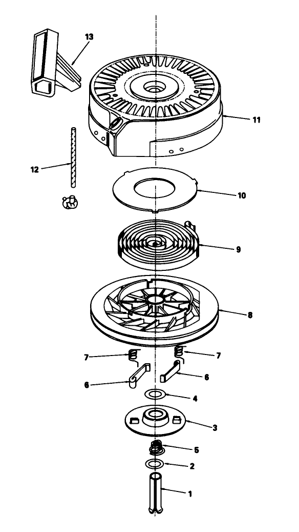 Rewind Starter N0. 590621