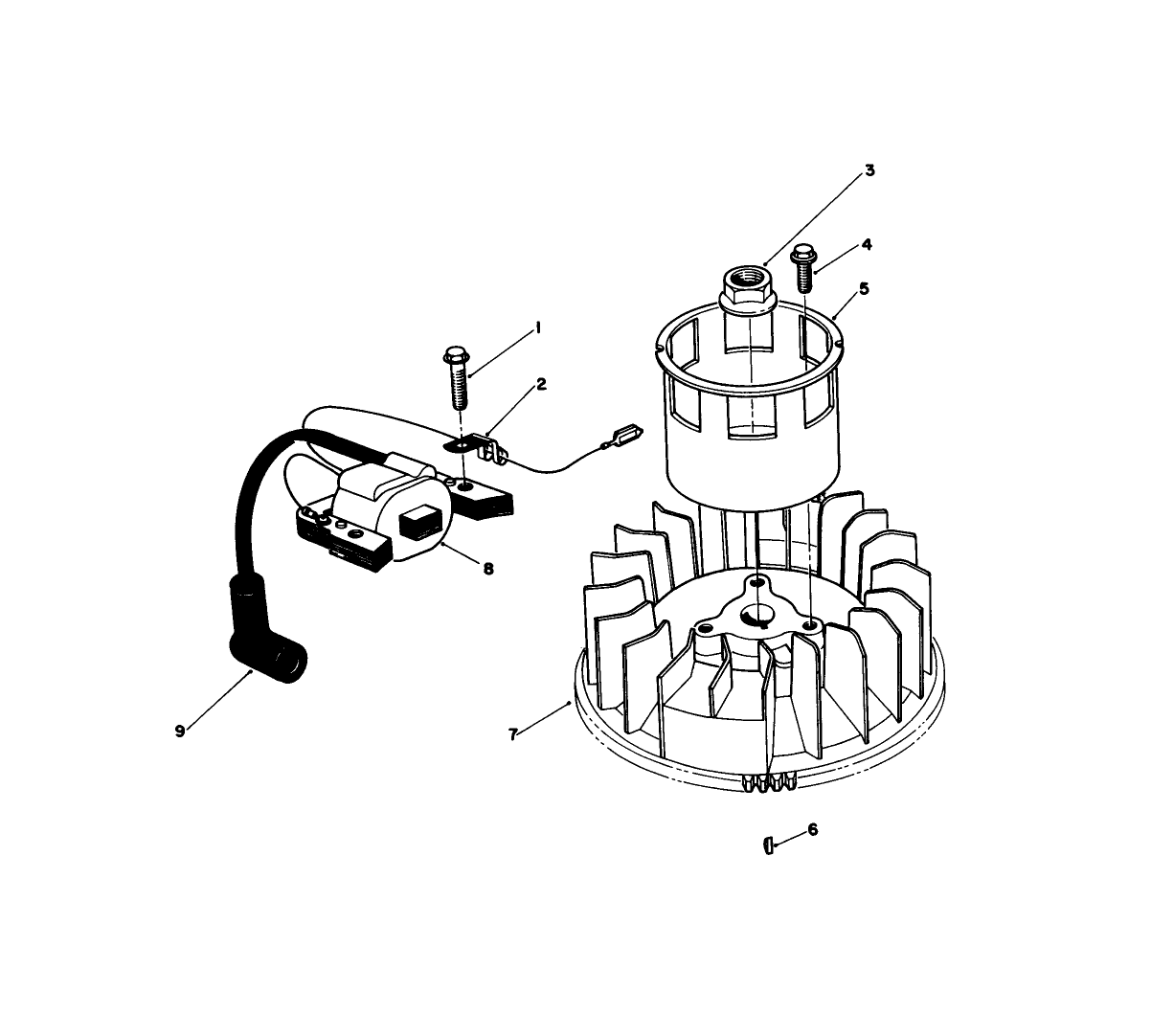 Magneto & Flywheel Assembly (model No. Vmh7)