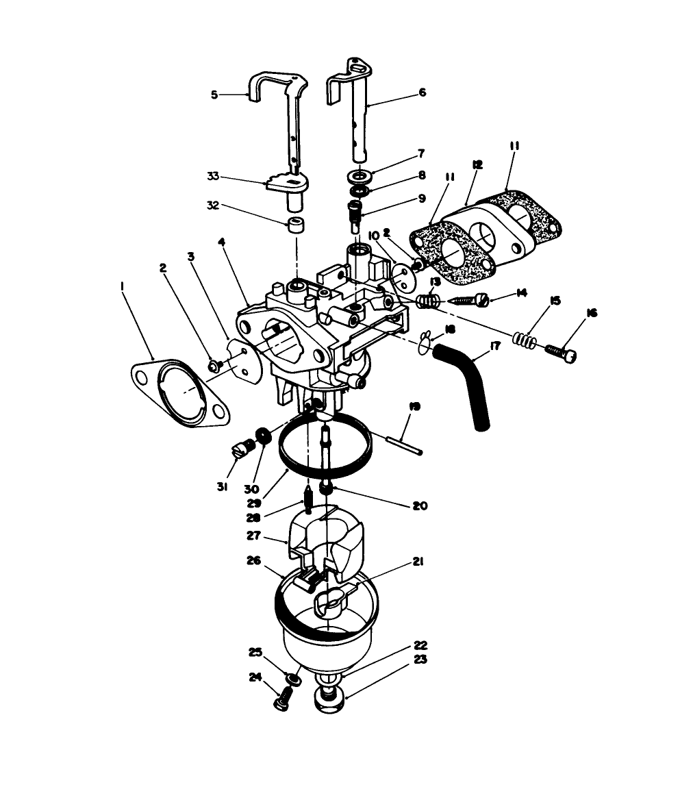 Carburetor Assembly (model No. Vmh7)