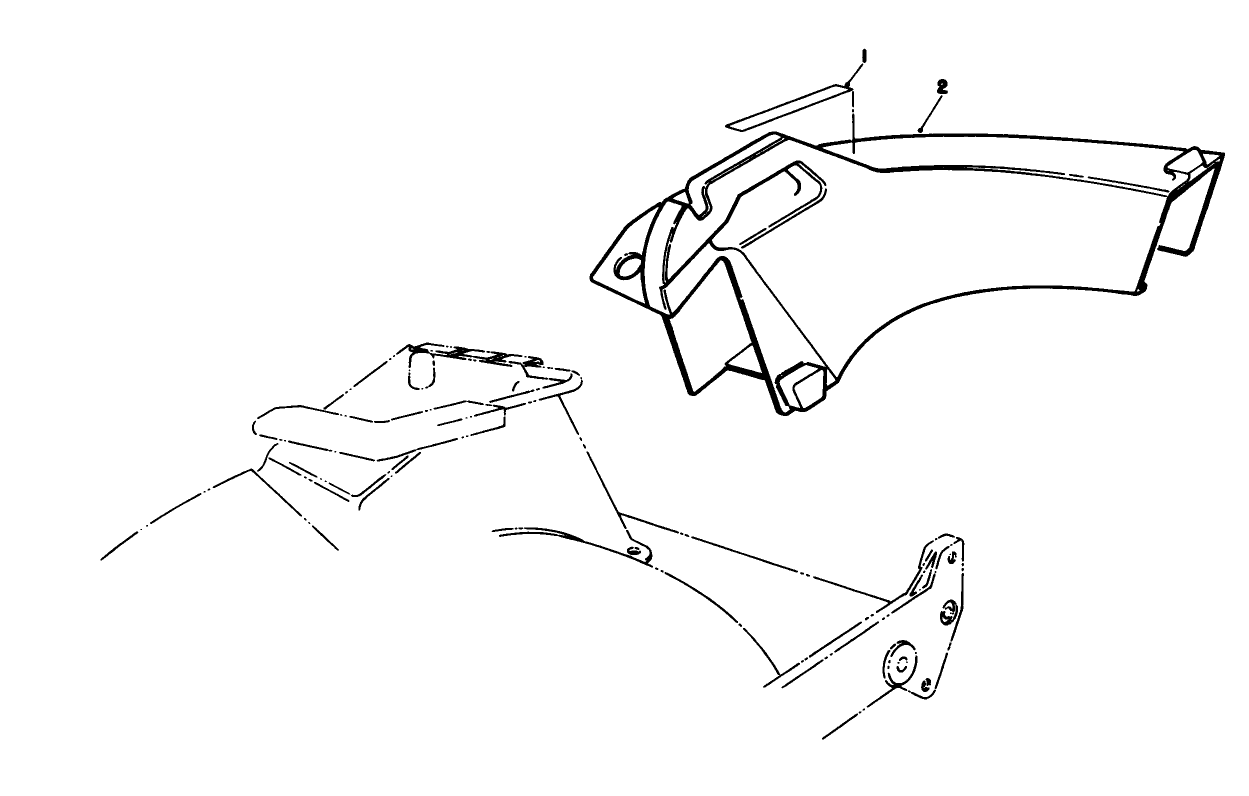 Side Discharge Chute Model No. 59168 (optional)