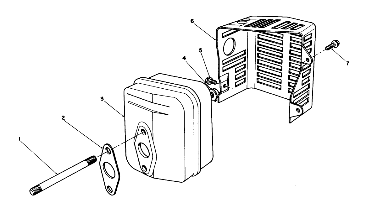 Muffler Assembly (model No. Vmh7)