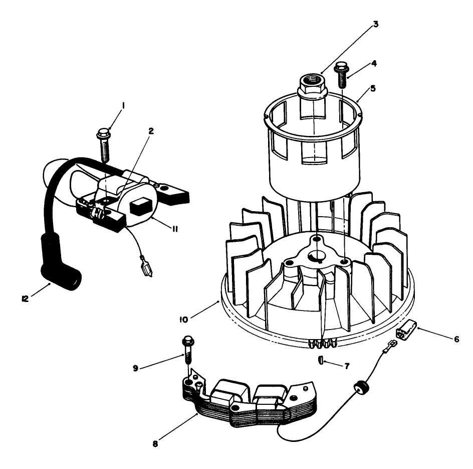 Magneto & Flywheel Assembly (model No. Vmh7)
