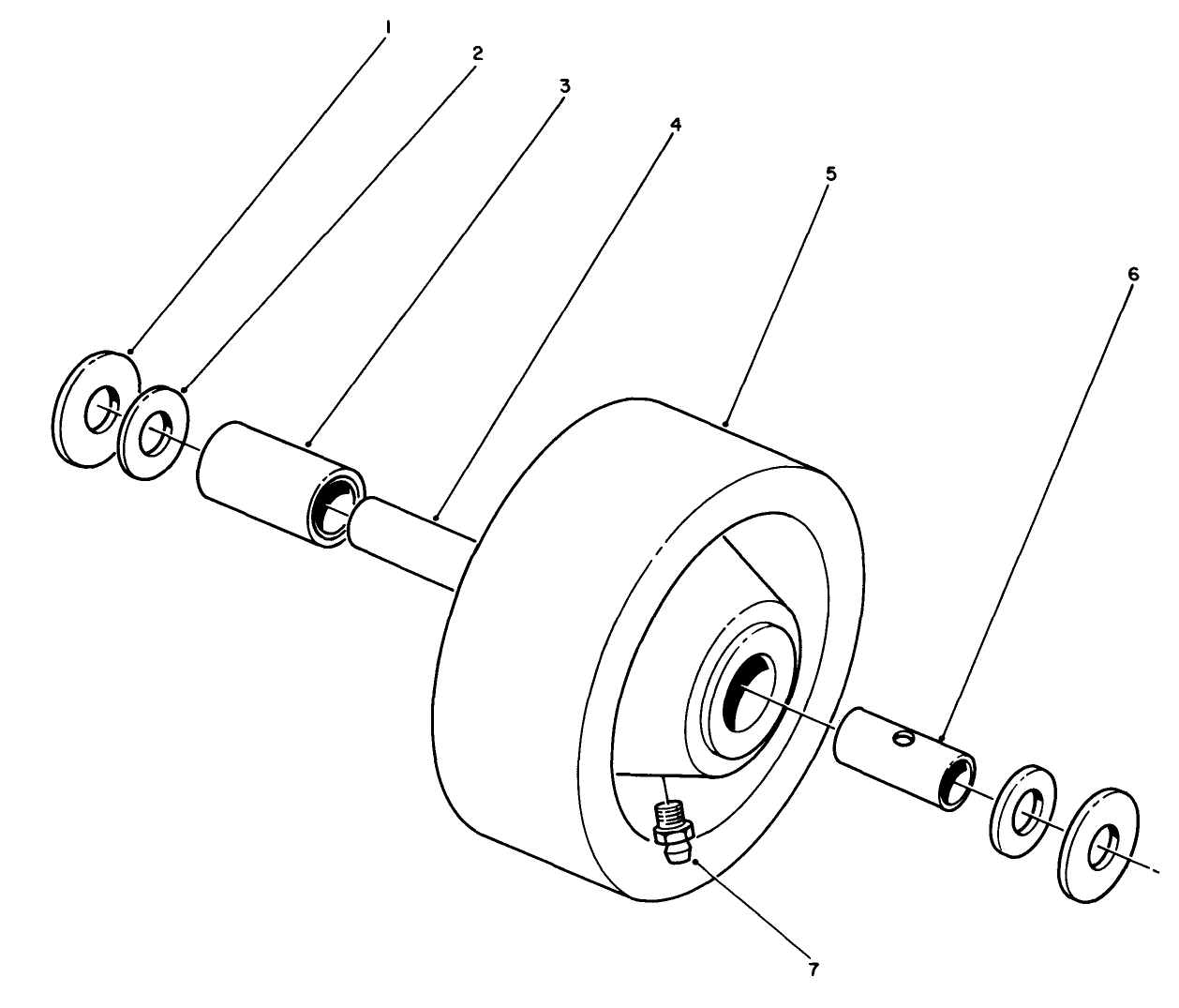 Phenolic Wheel Assembly No. 27-1050 (optional)