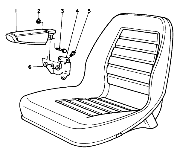 Armrest Kit Model No. 30707