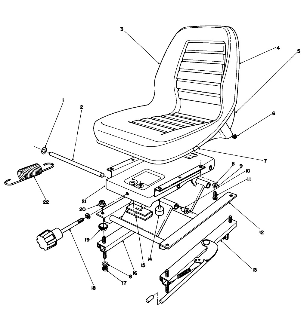 Deluxe Seat Kit Model No. 30772