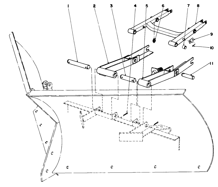 V-Plow Installation Kit Model No. 30755 (optional)