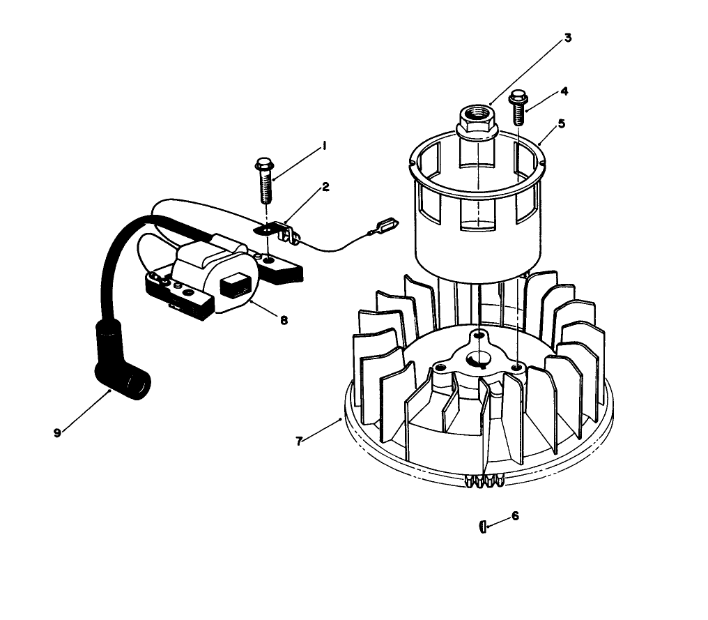 Magneto & Flywheel Assembly (model No. Vmh7)
