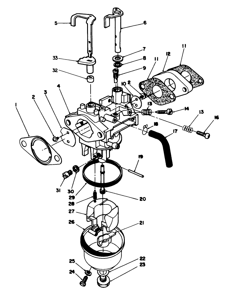 Carburetor Assembly (model No. Vmh7)
