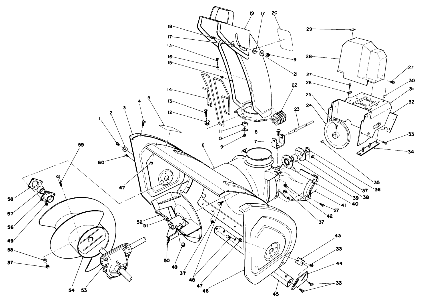 Housing & Chute Assembly