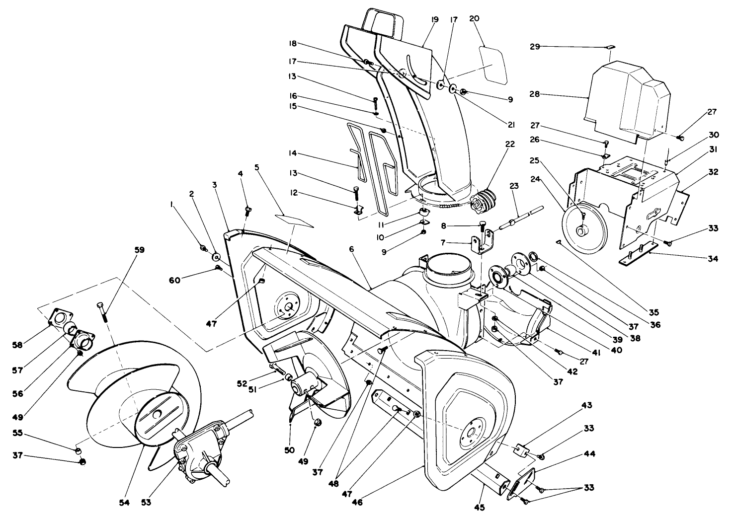 Housing & Chute Assembly