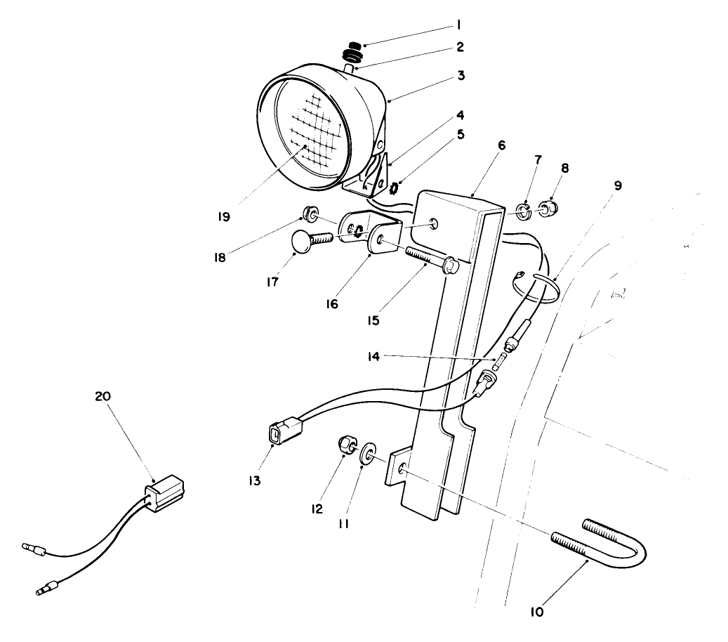 Light Kit No. 66-7950 (optional)