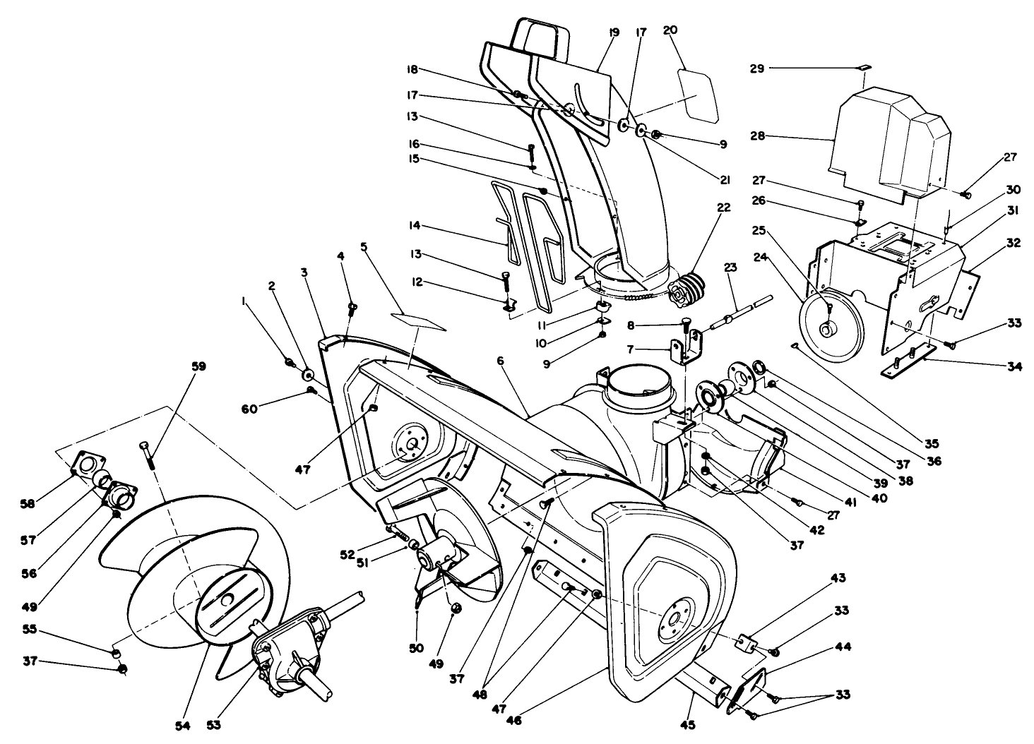 Housing and Chute Assembly