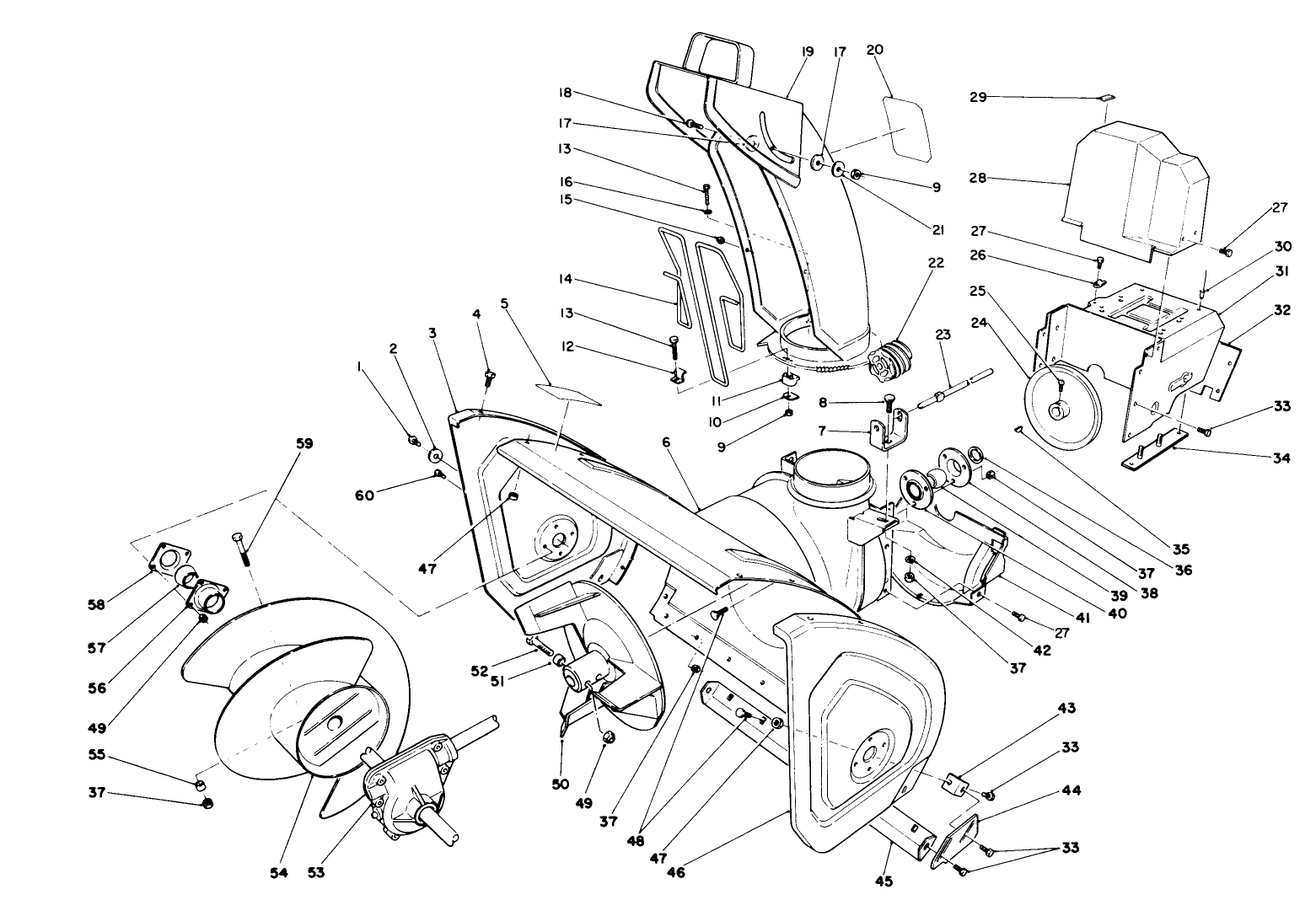 Housing & Chute Assembly