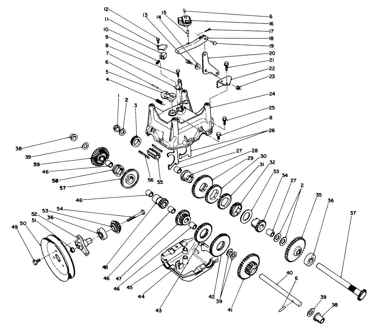 Transmission Assembly No. 66-8030