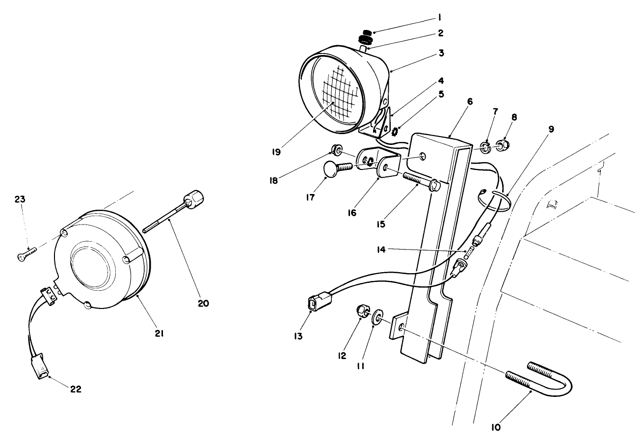 Light Kit No. 66-7930 (optional)