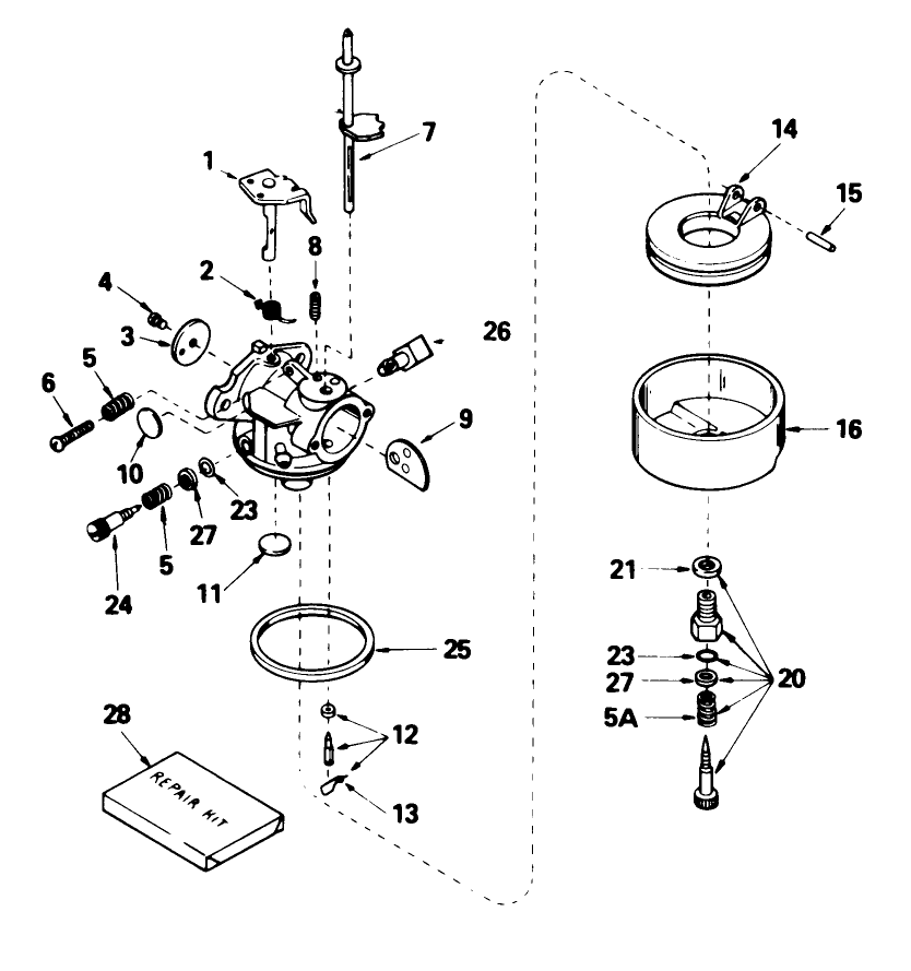Carburetor No. 632378