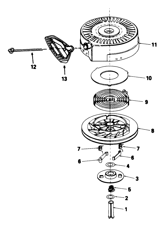 Rewind Starter No. 590646