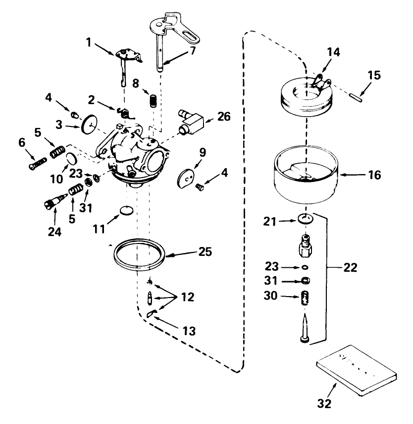 Carburetor No. 632107