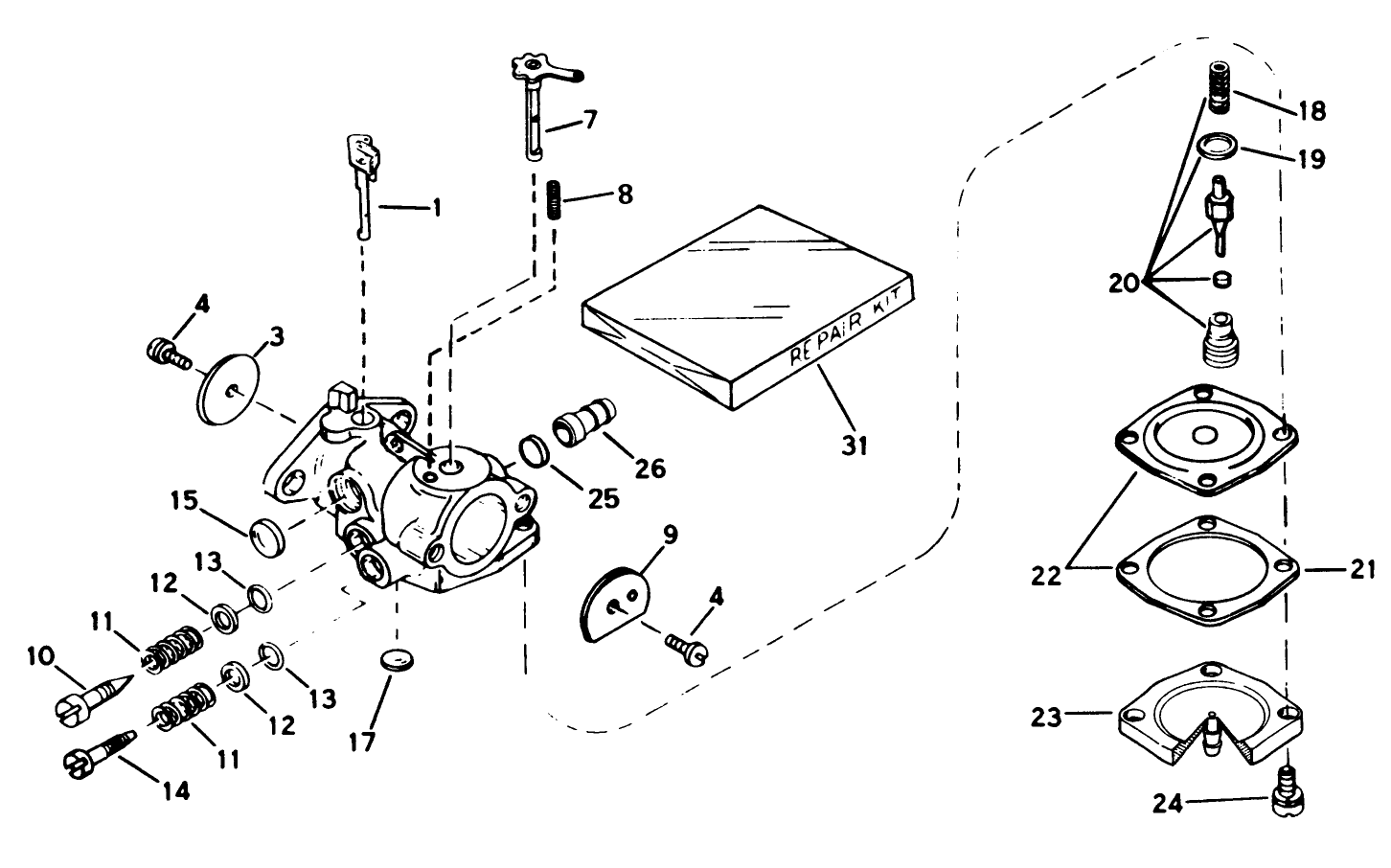 Carburetor No. 632142a
