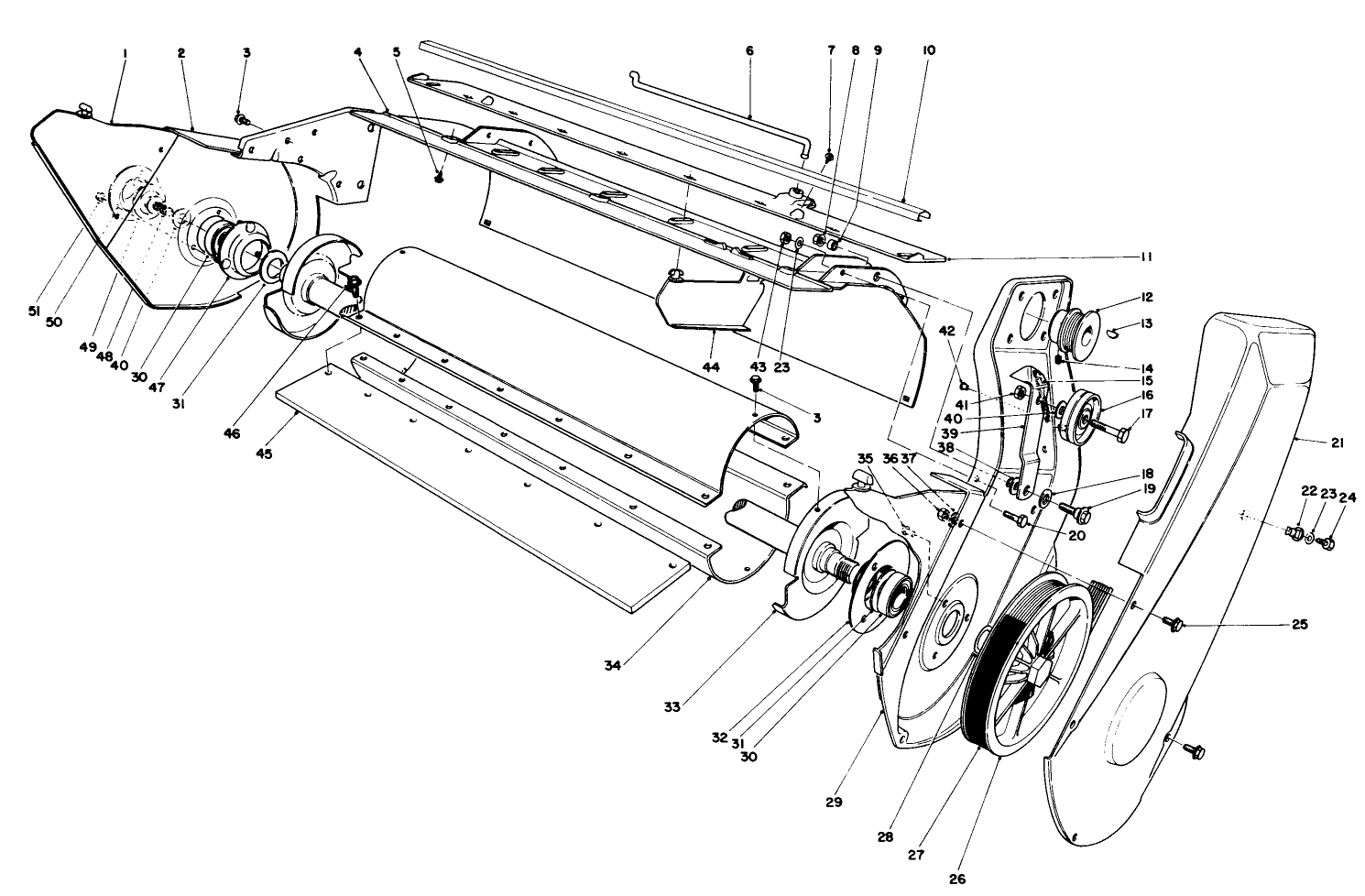 Lower Main Frame Assembly