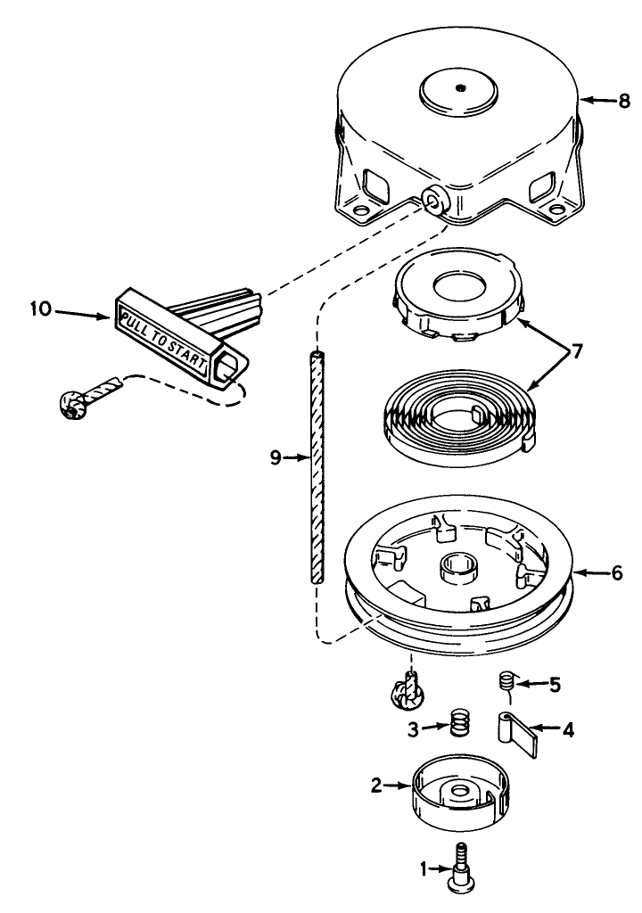 Rewind Starter No. 590537