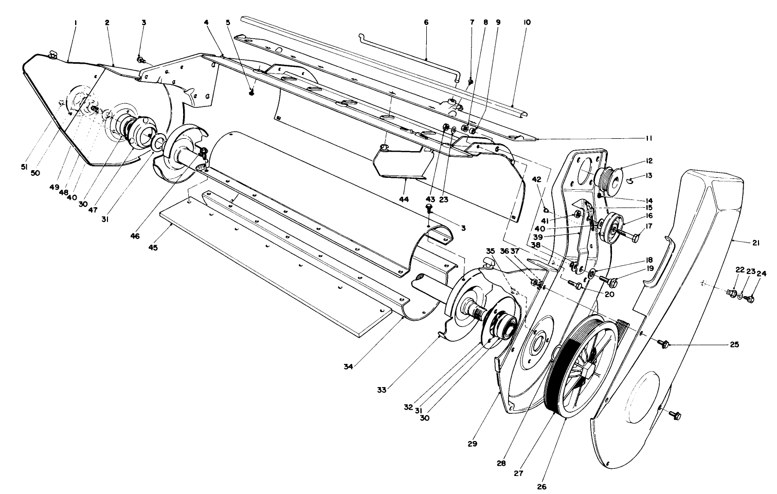 Lower Main Frame Assembly