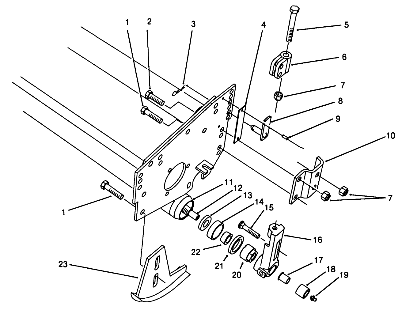 5 Blade Cutting Unit Roller Assembly