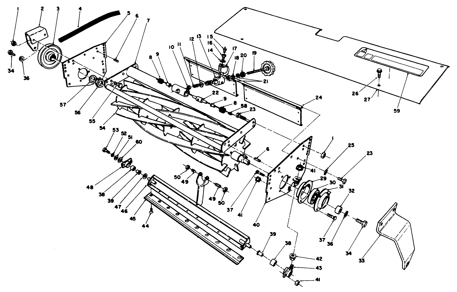 8 & 11 Blade Cutting Unit Reel Assembly (continued)