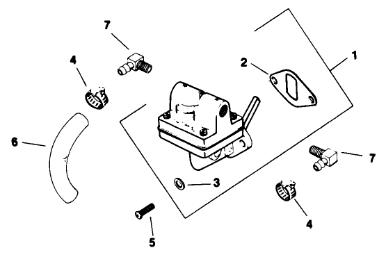 Fuel Pump-Engine Model No. M16 Spec. No. 711526