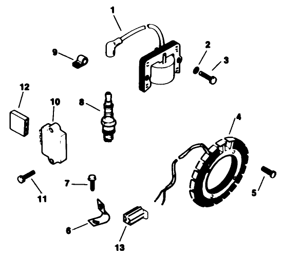 Ignition-Engine Model No. M16 Spec. No. 711526