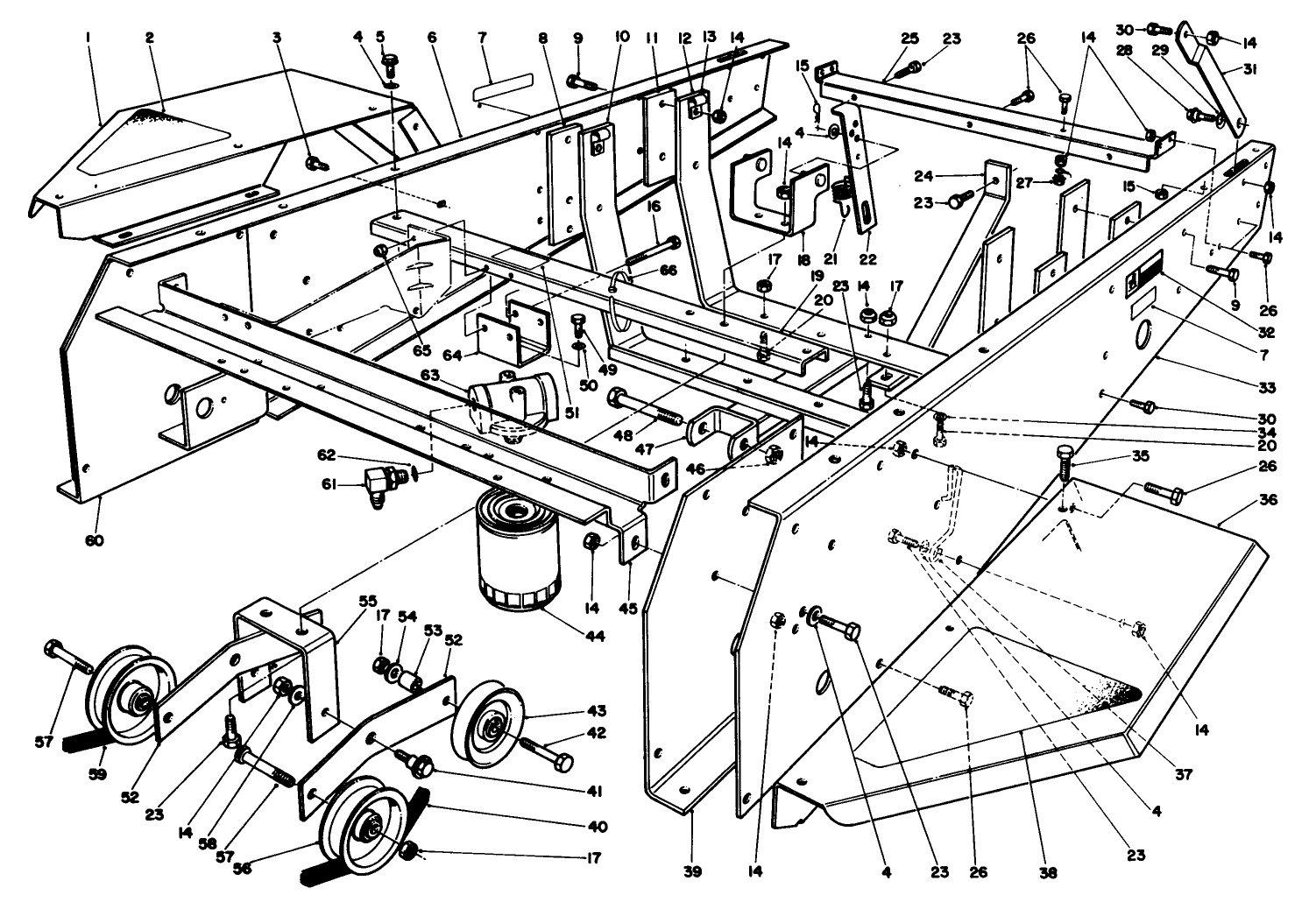 Frame & Jackshaft Assembly