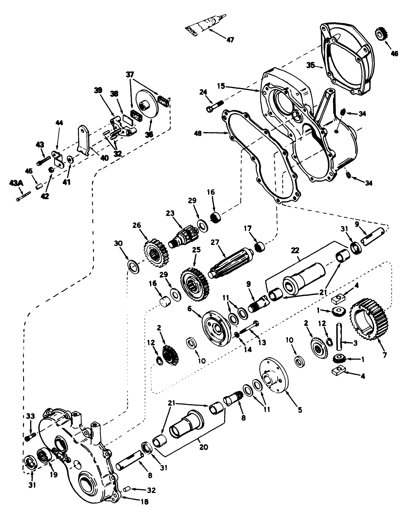 Gear Reduction & Differential No. 1310-001a