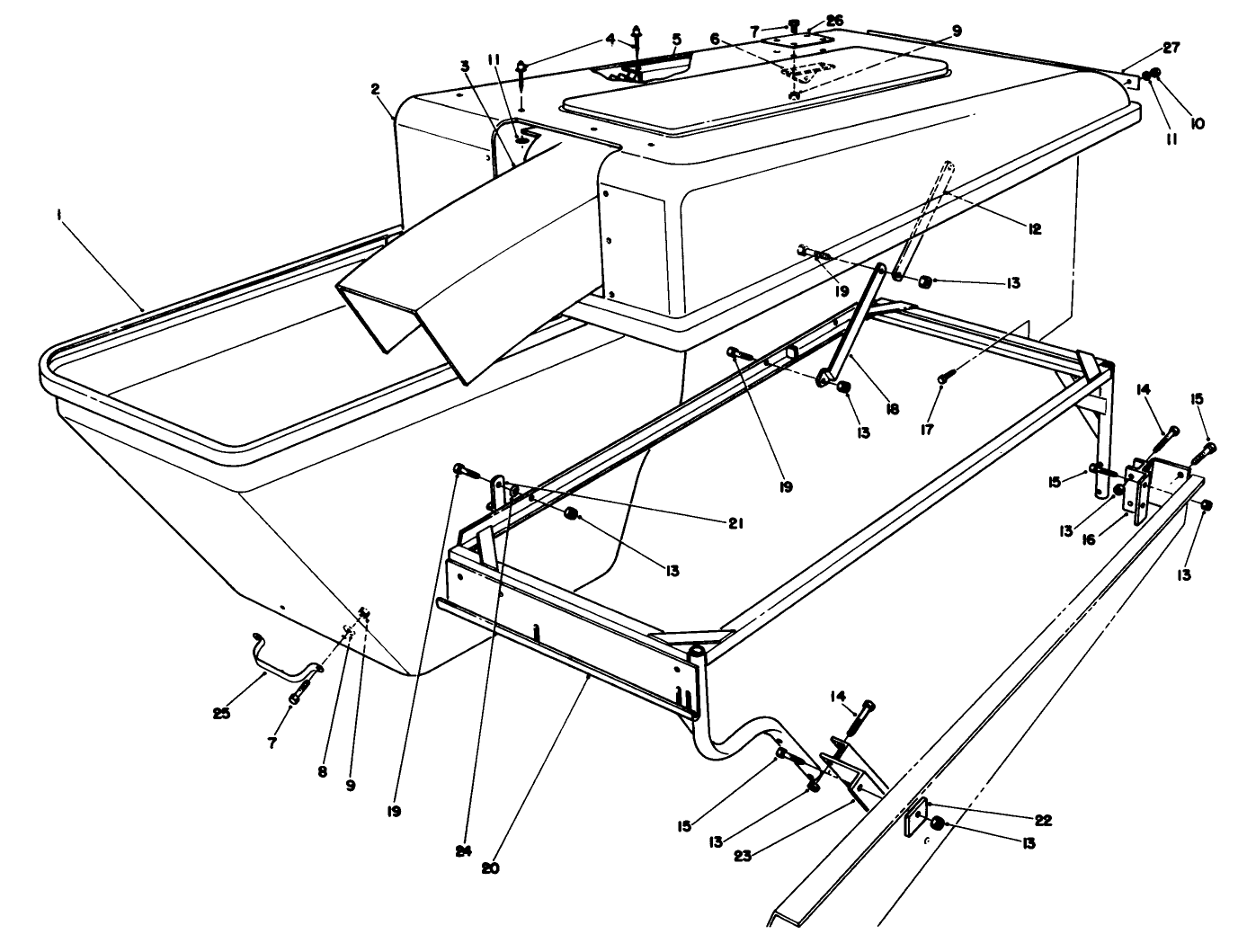 Grass Collection System Model No. 30751 (optional)(continued)