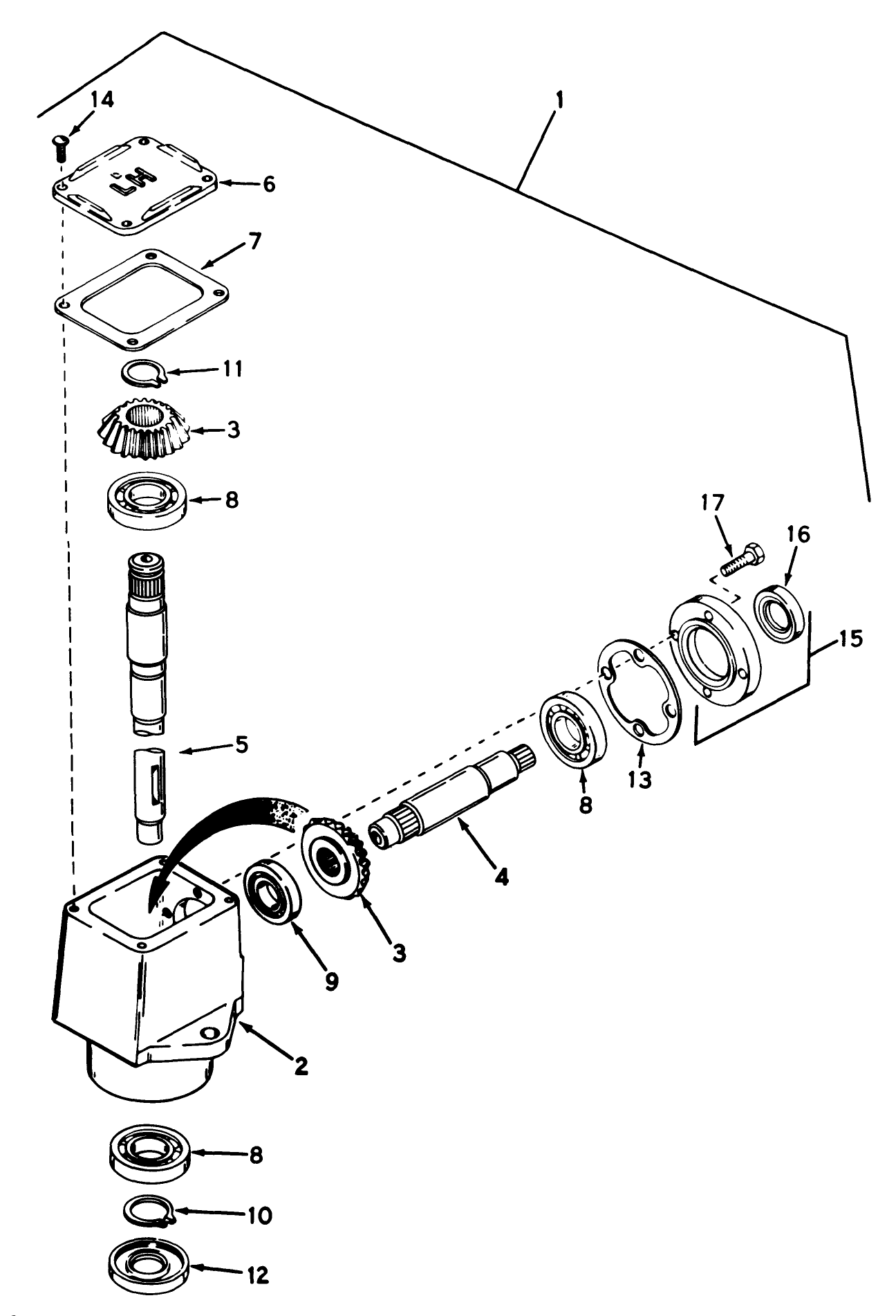 Grass Collection System Model No. 30751 & 30576 (optional) (continued) Gear Box Assembly Model No. 4398-P91