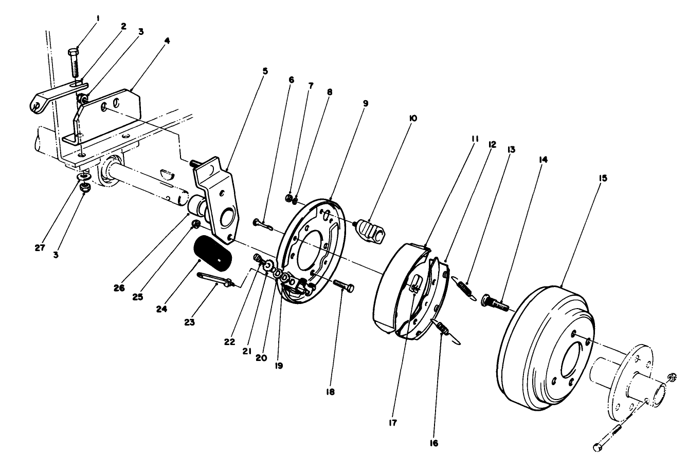 Brake Kit Model No. 30758 (optional)