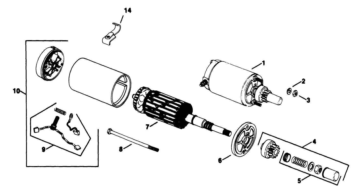 Electric Start-Group 11 Engine Kohler Model No. Kt17qs Type No. 24324 (continued)