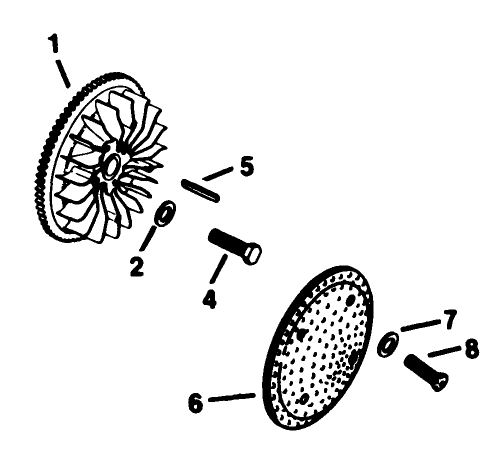 Flywheel-Group 13 Engine Kohler Model No. Ict17qs Type No. 24324 (continued)