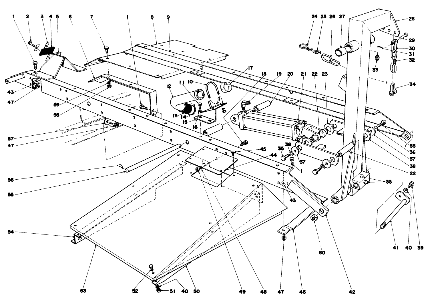 Main Frame Assembly-Front Center