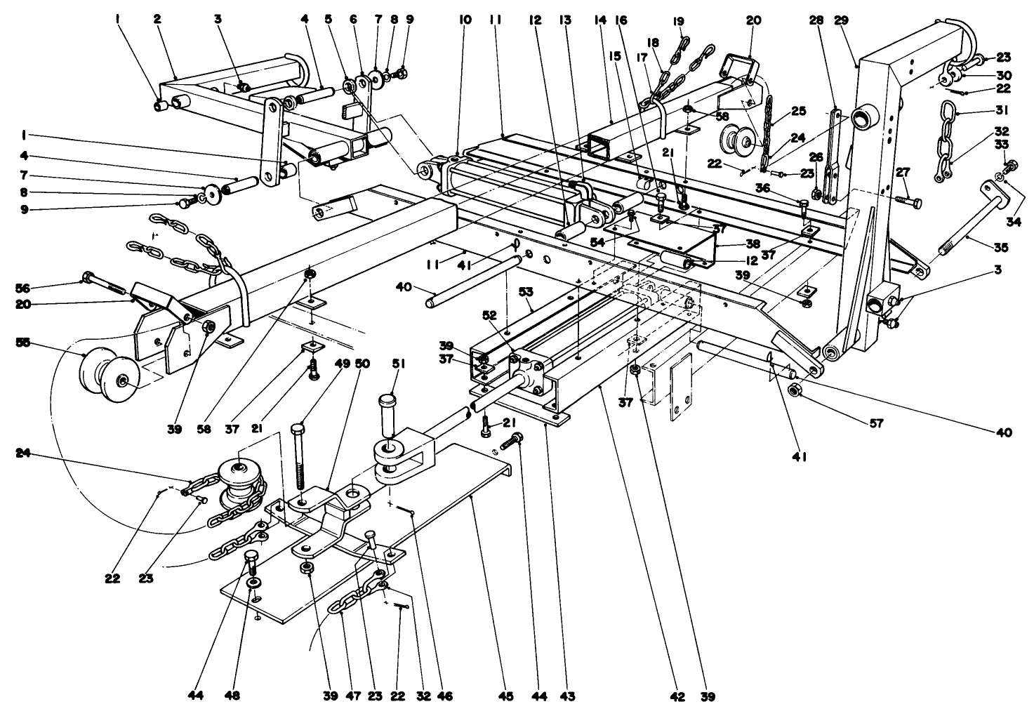 Main Frame Assembly-Rear
