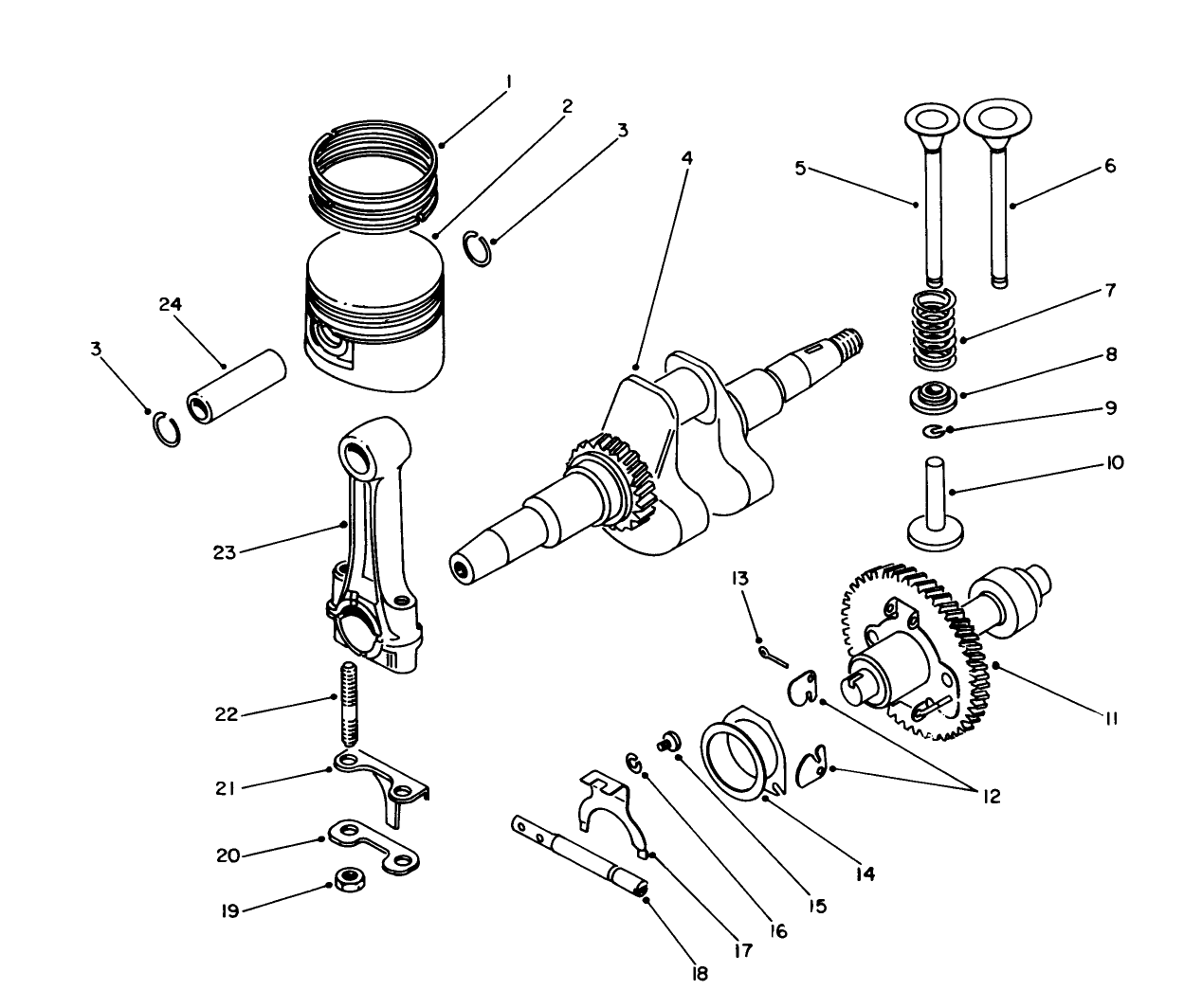 Crankshaft & Camshaft Assembly