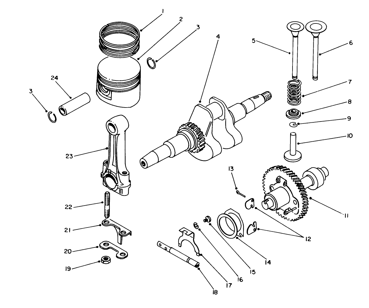 Crankshaft & Cam Shaft Assembly