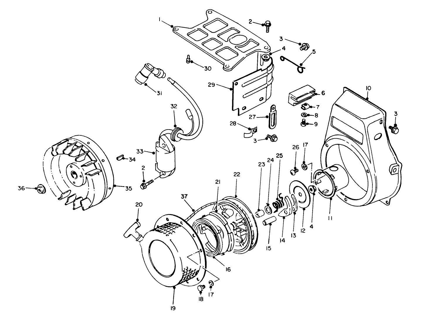 Recoil Starter Assembly
