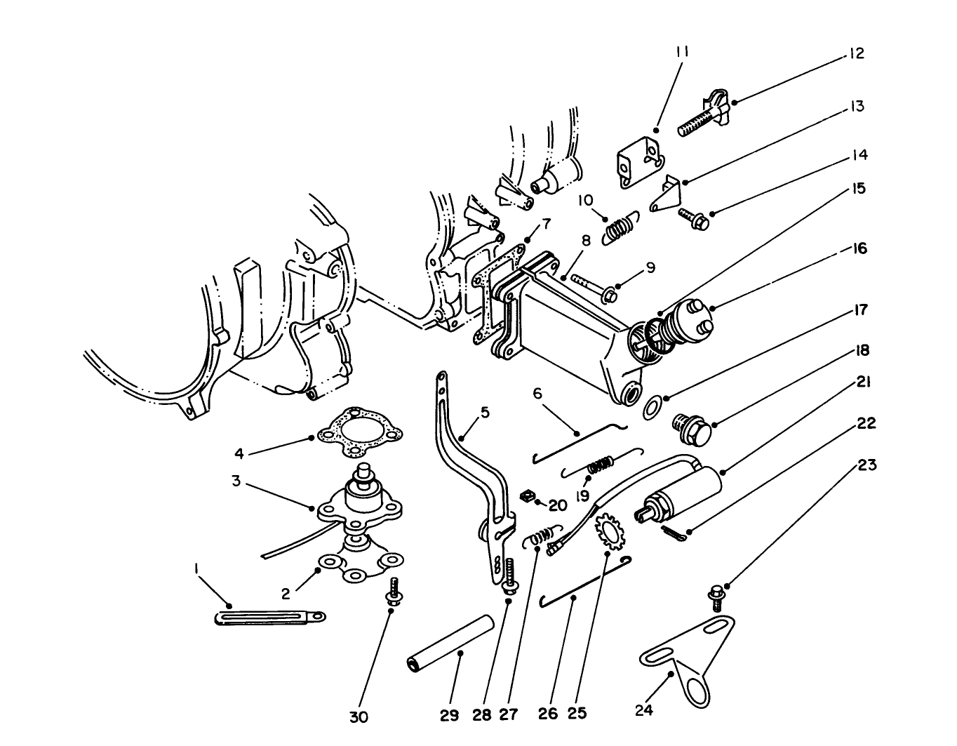 Throttle Control & Governor Assembly