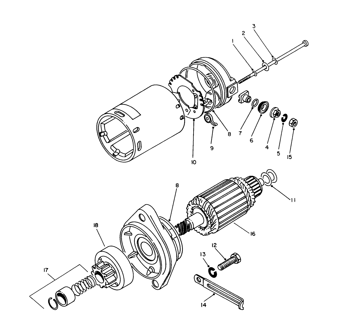 Starter Motor Assembly