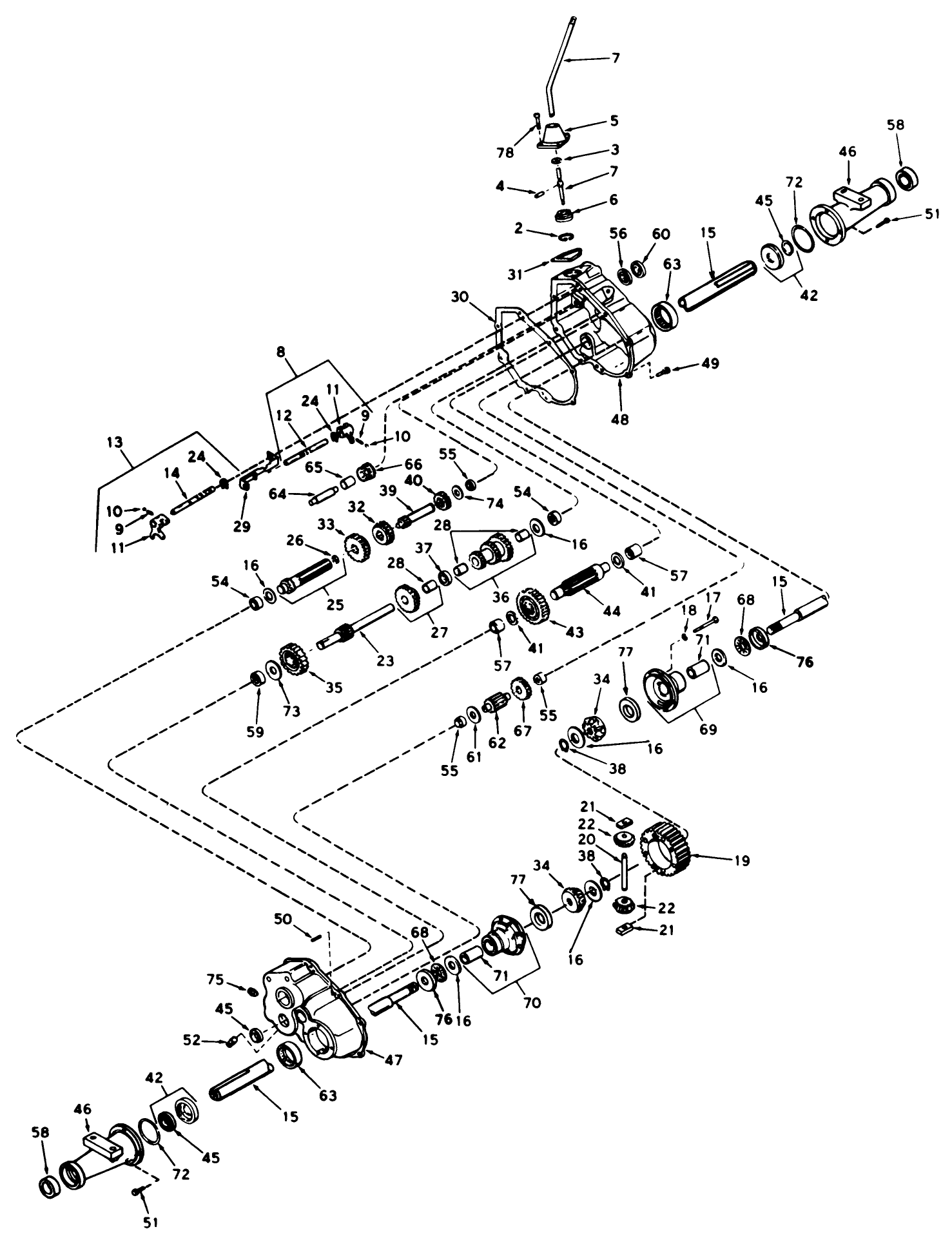Transaxle Assembly Model No. 2361