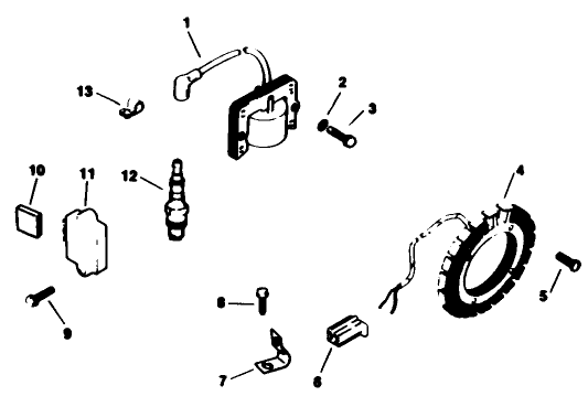 Ignition-Engine Kohler Model No. M16s Spec No. 711512 (continued)