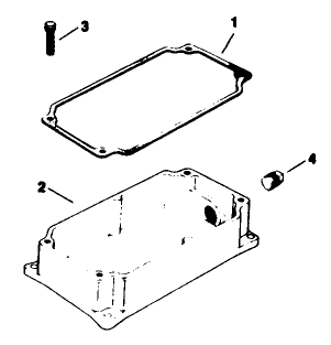 Oil Pan-Engine Kohler Model No. M16s Spec No. 711512 (continued)