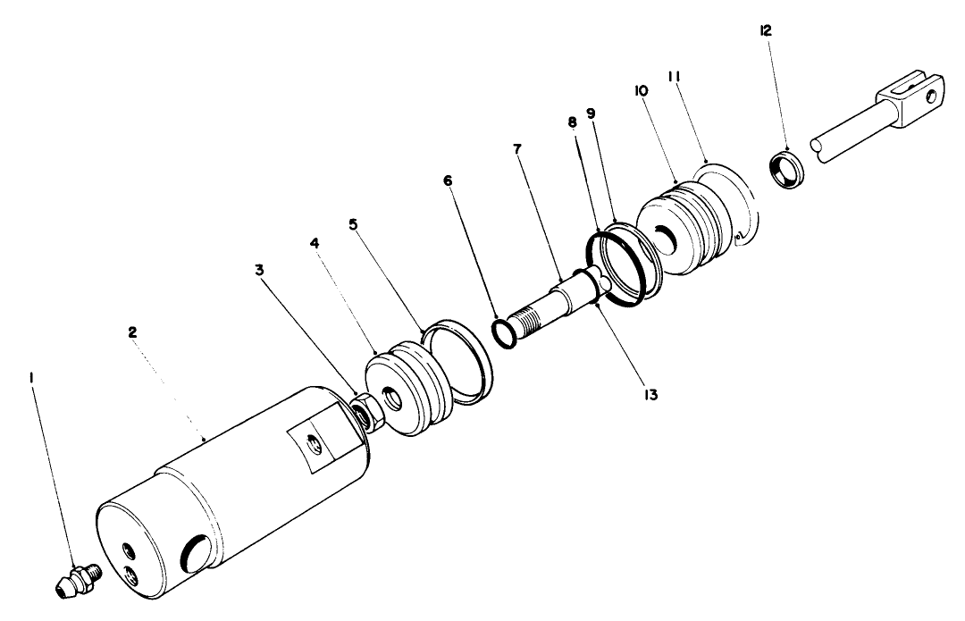 Hydraulic Cylinder-Front No. 63-9500