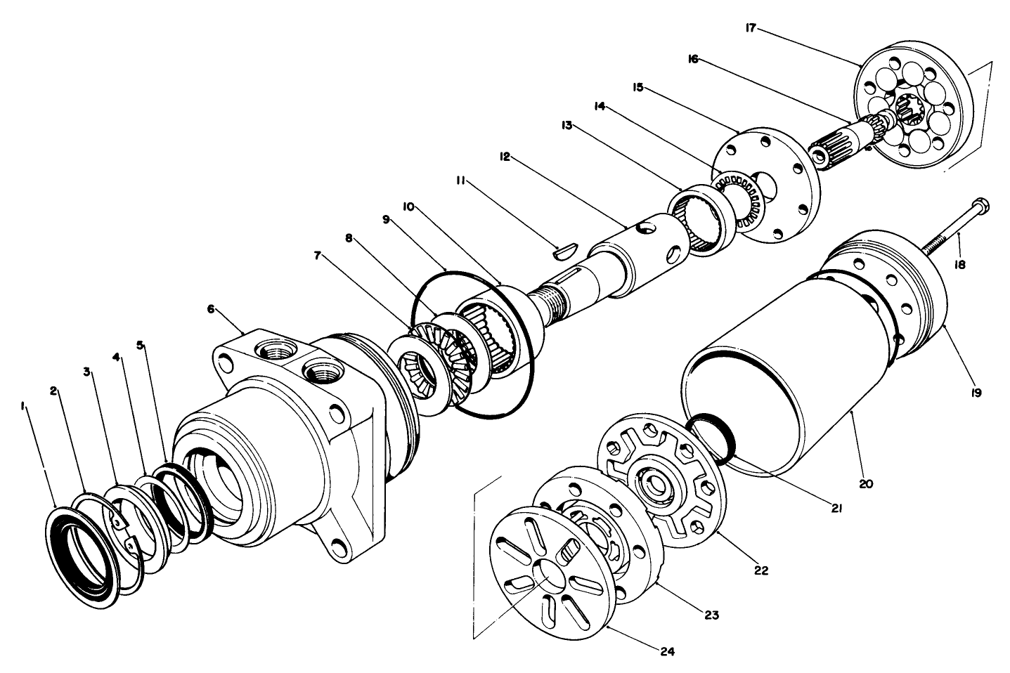 No. 10-8010 Hydraulic Drive Motor